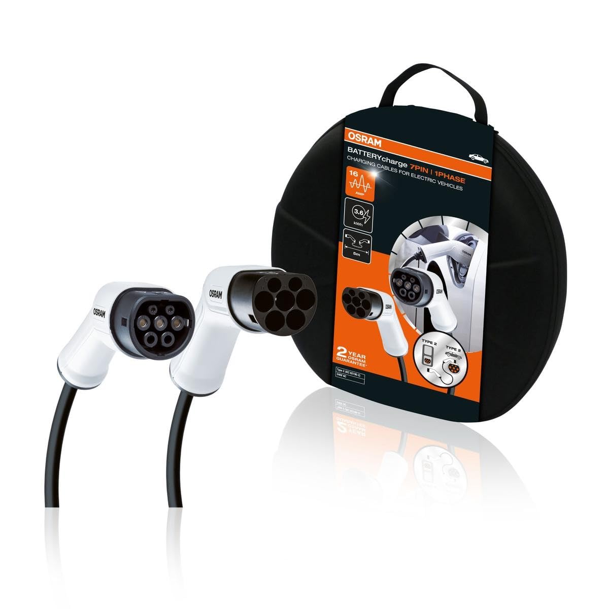 OSRAM OCC21605 Chargeur véhicule électrique avec étui