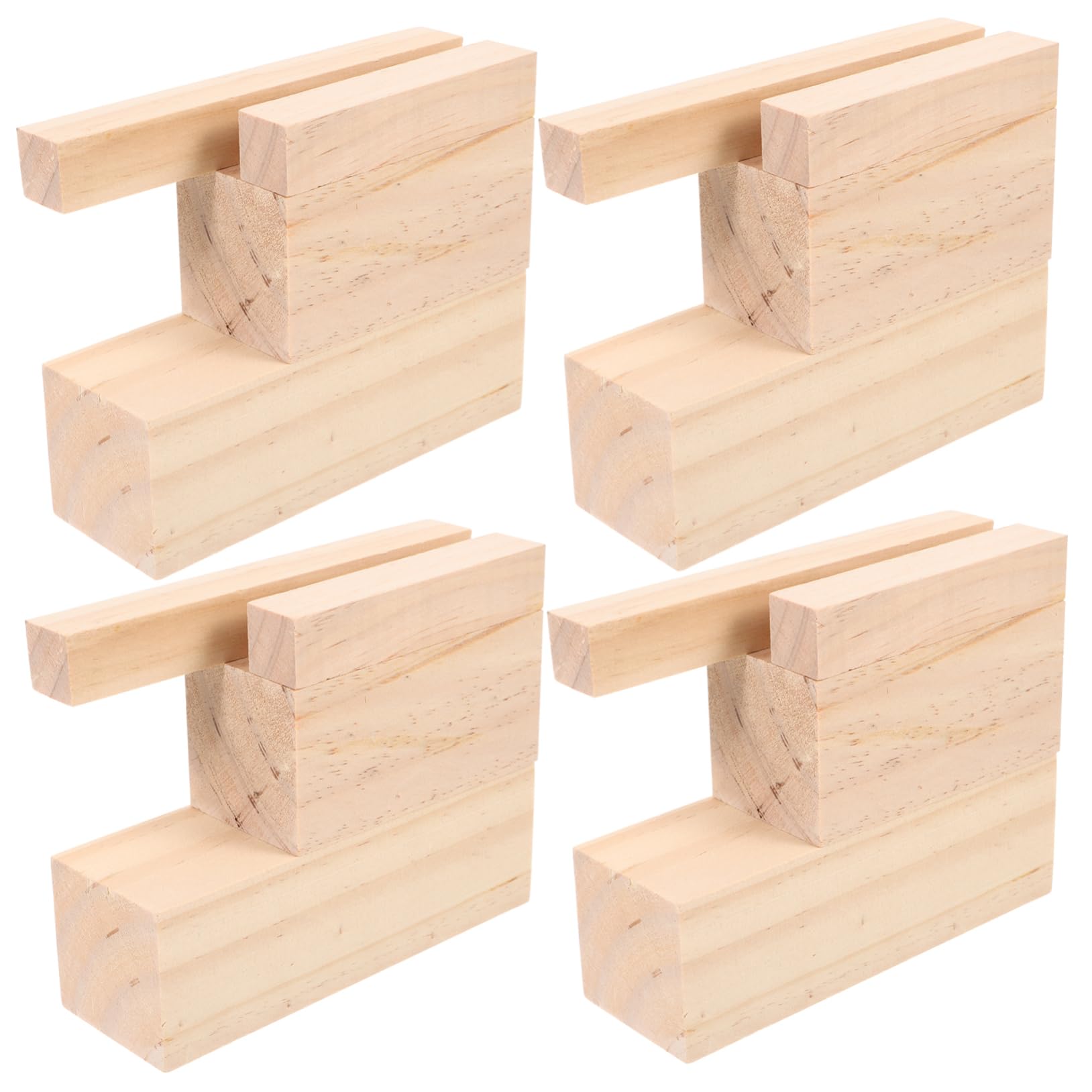 Holzklötze Basteln 16 Stück Holzblöcke Massivholz 2x5cm Holzleisten Selbstgemacht Schnitzübungen Anfänger Kunsthandwerk
