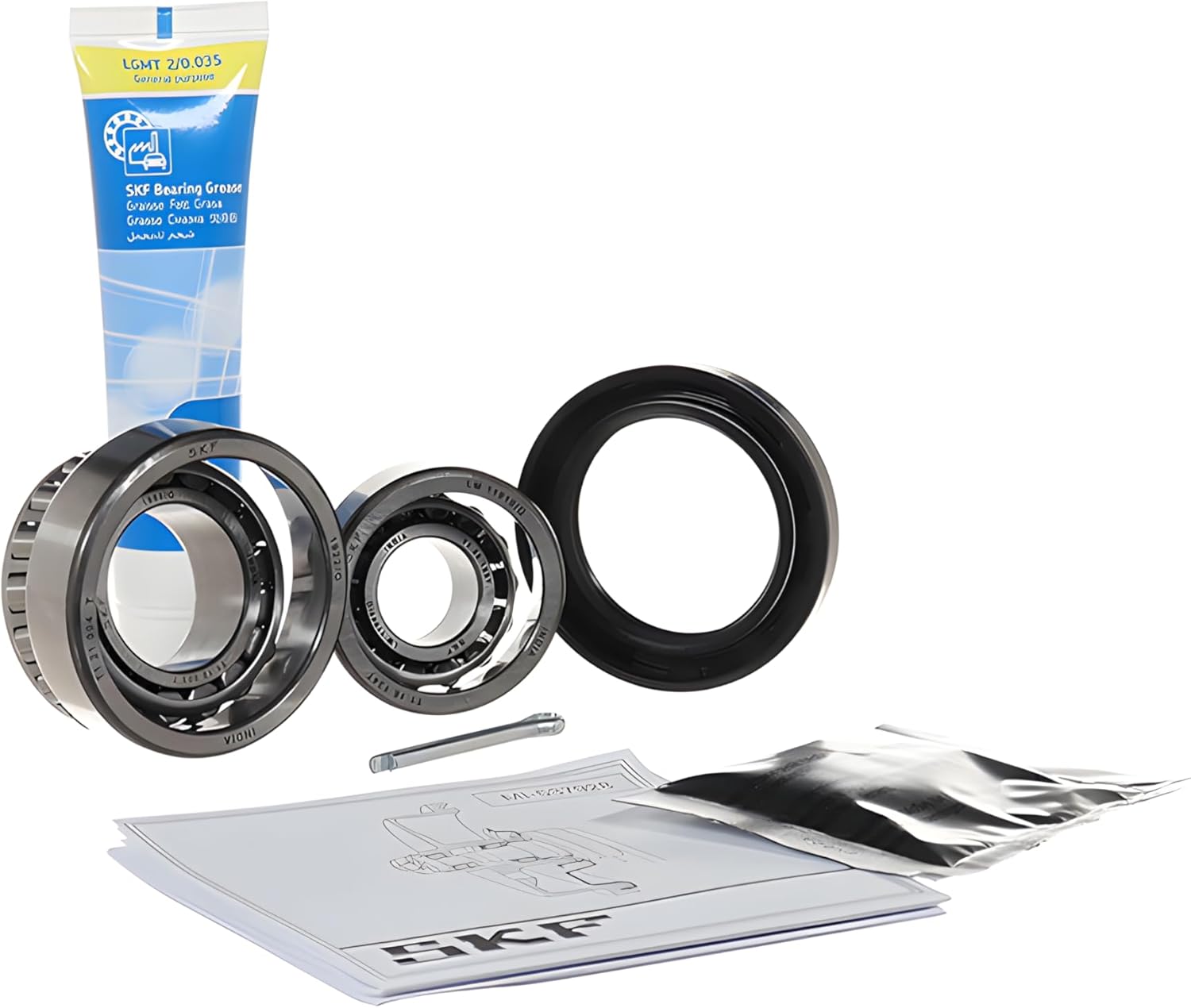 SKF Wheel Bearing Kit With Shaft Seal VKBA 9053 CL Position Front Axle Height 88 mm Length 158 mm Width 158 mm - OE Quality