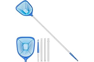Swimming Pool Skimmer Net with Telescopic Aluminum Pole