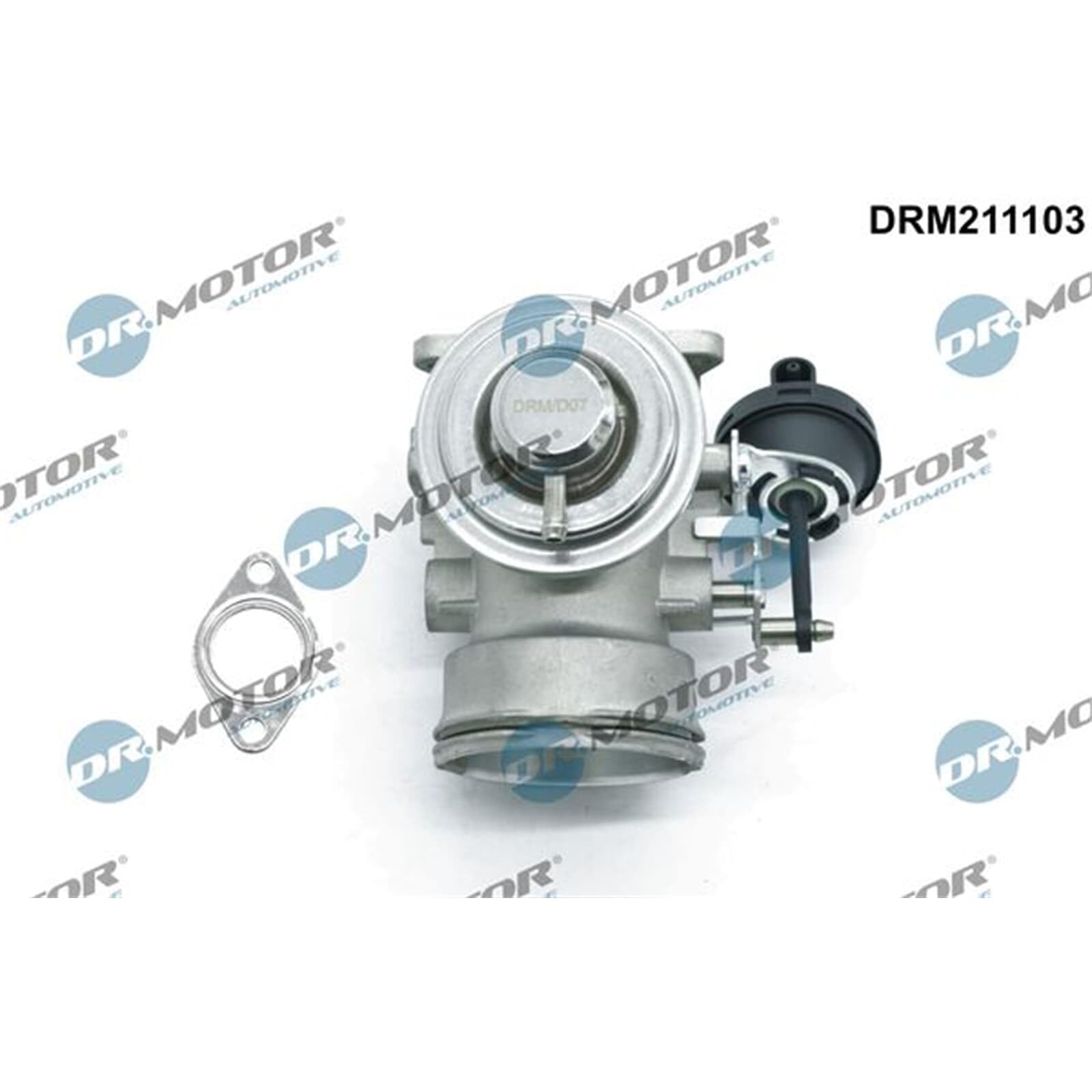 DR.MOTOR AUTOMOTIVE DRM211103 Valvola EGR con guarnizione Compatibilità con VW Transporter T5 Van 7HA, 7HH, 7EA, 7EH Transporter T5 Bus 7HB, 7HJ, 7EB, 7EJ, 7EF, 7EG, 7HF, 7EC, AUDI A4 Sedan 8E2, B6