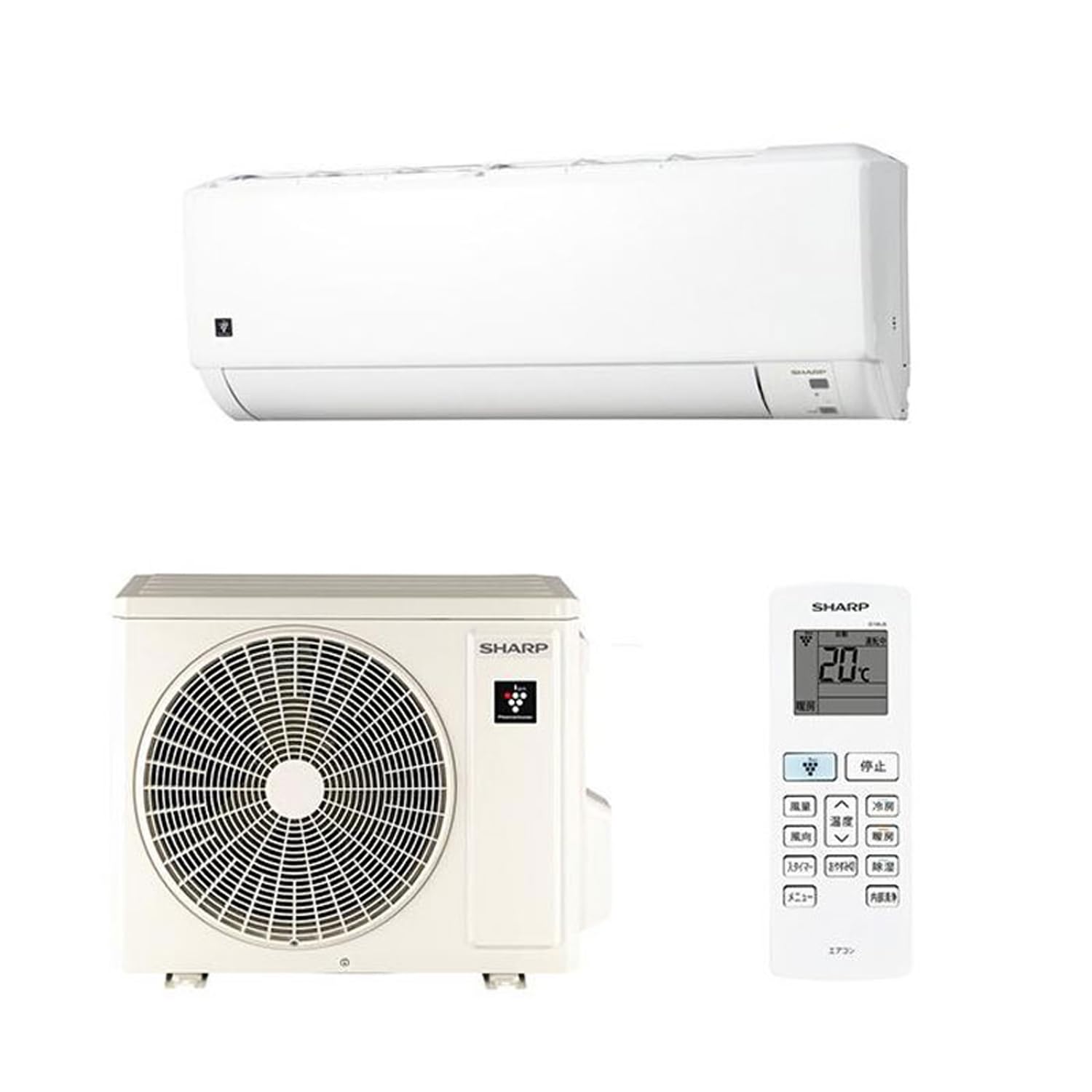 本体価格のみの金額です】6畳用エアコン SHARP AY-J22X-W【joh1799】