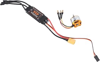 rc brushless esc, brushless motor esc proteção múltipla função de armamento seguro 40a 1000kv para helicóptero rc para drone rc para modelo rc fpv