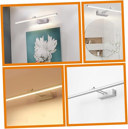Miniatura 3 de Homoyoyo Lámpara de tocador para baño, faro LED, estilo nórdico, simple, a la moda, para gabinete, lámpara de pared con batería, herramienta de