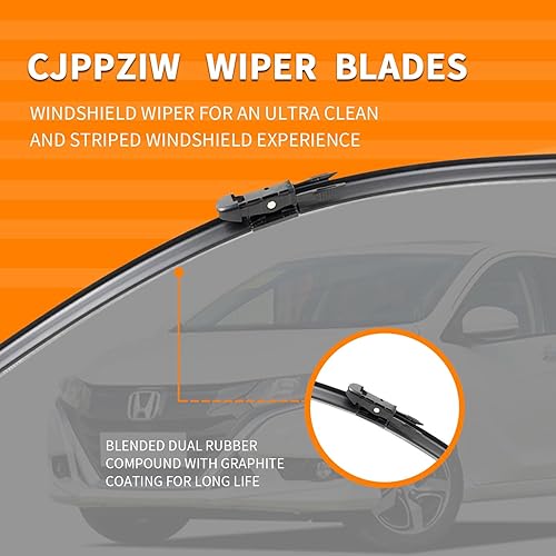 Miniatura 2 de Limpiaparabrisas prémium (22 + 22 pulgadas) pulgadas, repuesto para Escalade Tahoe 2007-2013, piezas de automóvil fáciles de hacer (juego de 2)