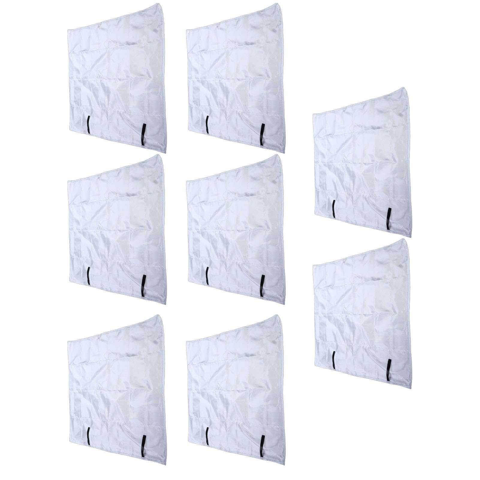 Mantas Ignífugas de Emergencia de Fibra de Vidrio, 8 Unidades, para Cocina Casera, 1m X 1m con Bolsas de Almacenamiento, Portátiles y Versátiles para Oficina y Campamento