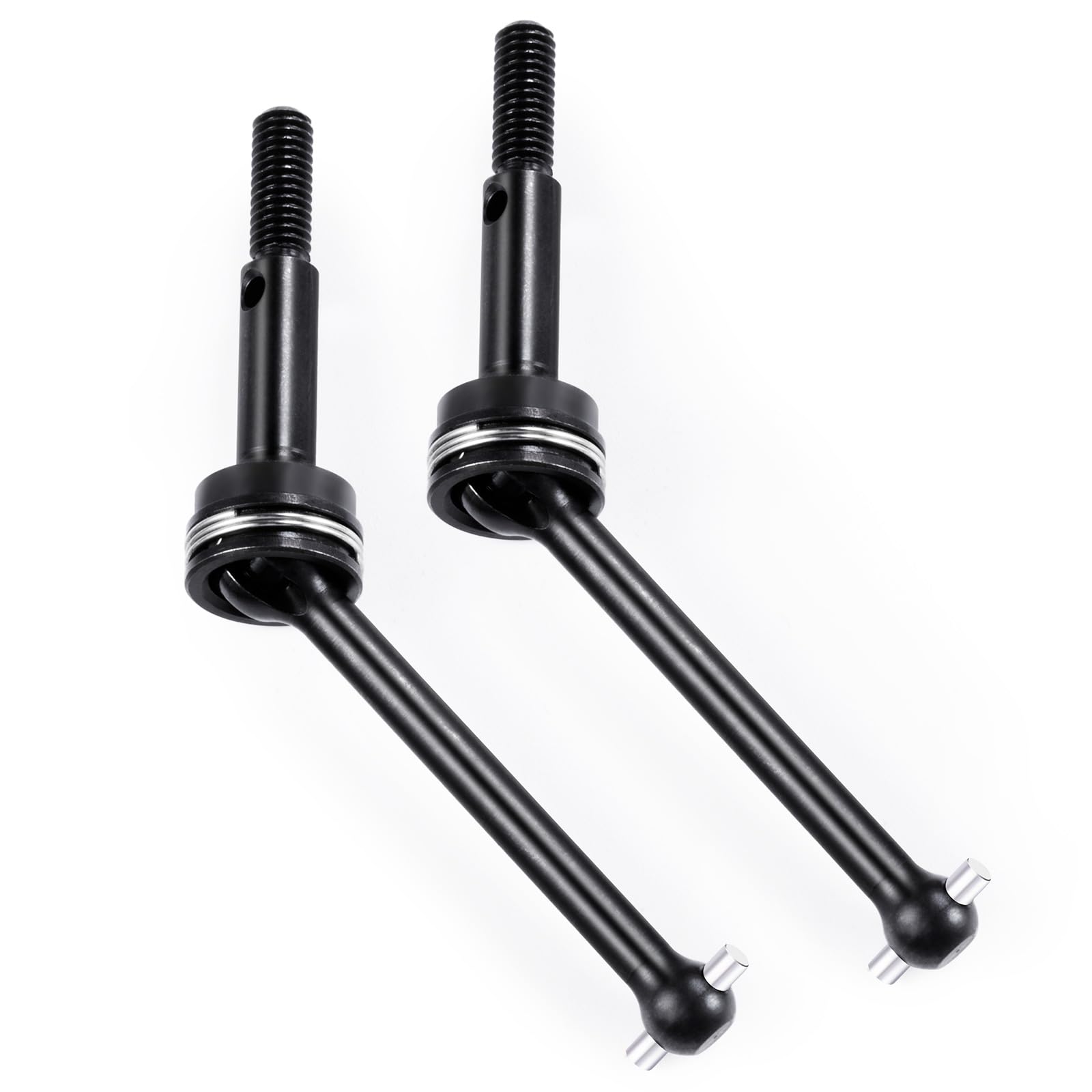 AXspeed 2pcs Drive Shafts CVD Steel Front & Rear Driveshafts Upgrade for Tamiya TT02 1:10 RC On Road Touring Cars - Image 3