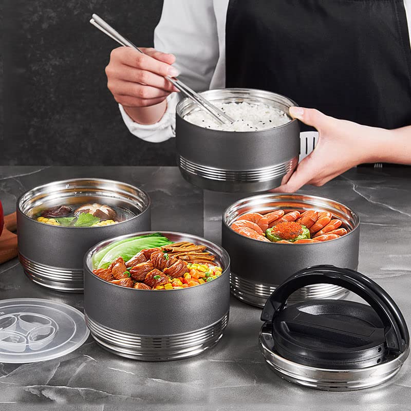 304ステンレス製 保温弁当箱*4 304ステンレス製 保温弁当箱*4 弁当箱 保温 2段 おしゃれ 四角