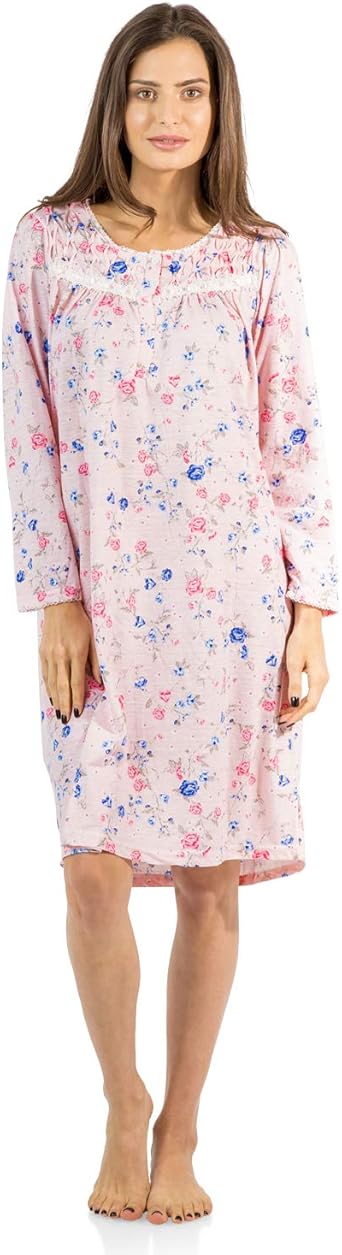 Amazon long sleeve nightgowns Clearance