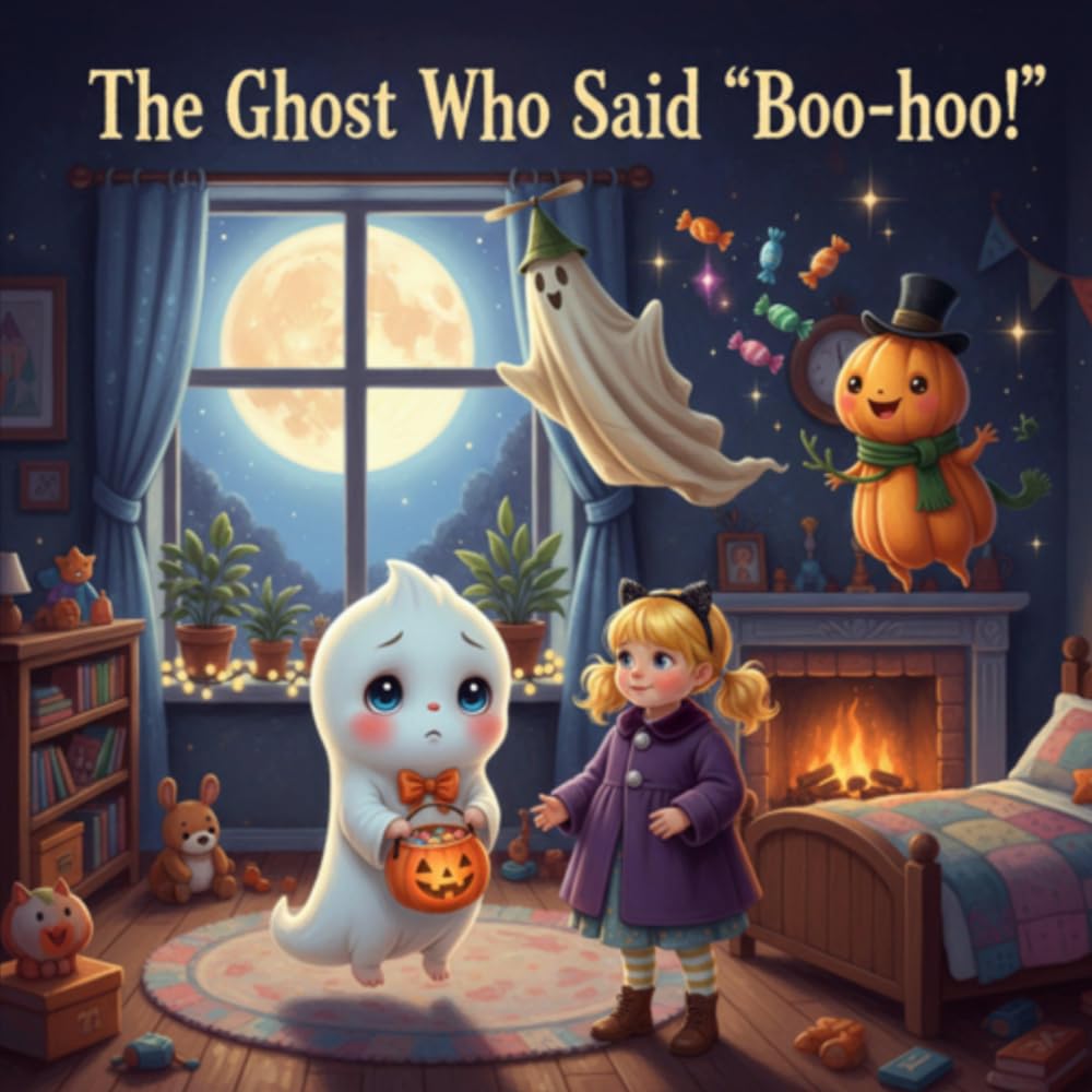 The Ghost Who Said “Boo-hoo!”: A Heartwarming Halloween Story About Kindness, Friendship, and Being Yourself