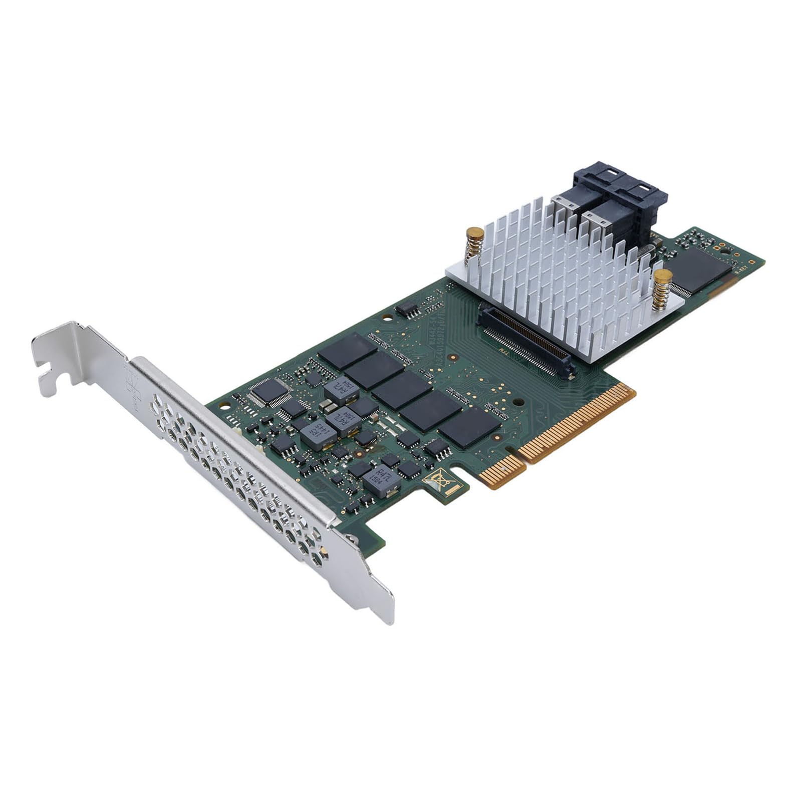 Scheda Controller RAID da 12 GB, Scheda di Espansione PCIE con Memoria Cache DDR3 da 2 GB, Supporto per 240 HDD e Drive SSD