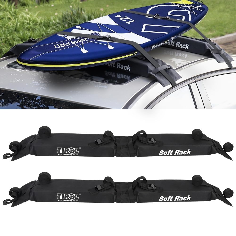 Dachträger für Volvo V50 V40 S80 S60 S90, Universal Dachgepäckträger - Dachträger Ohne Reling Weiche Gepäckträger, Mit Verstellbaren Und Stabilen Zurrgurten