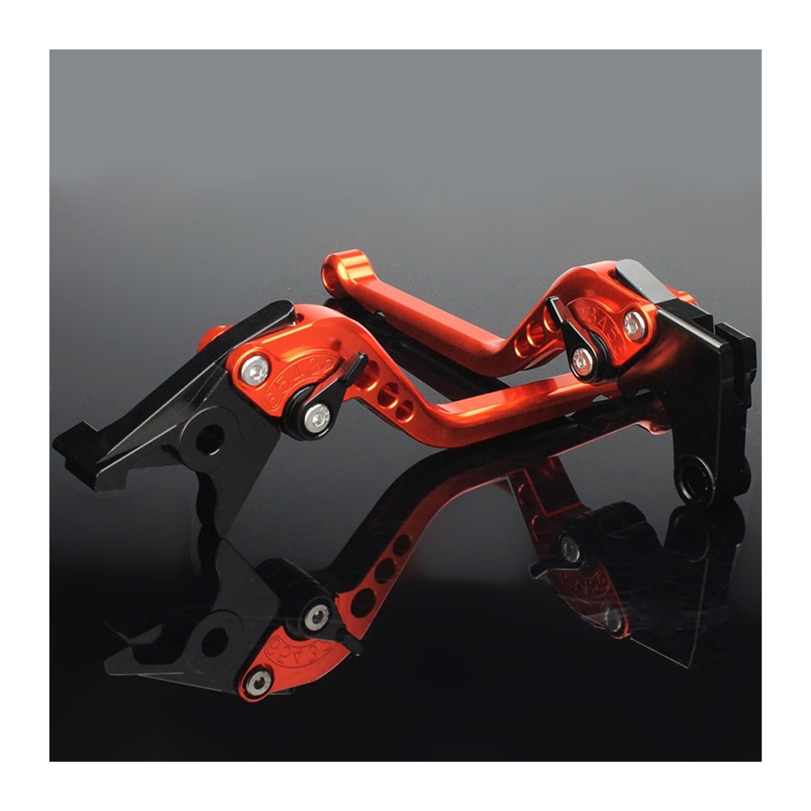Maneta embrague freno Royal Enfield Hunter 350 2022 2023 ajustable en color naranja de 177mm