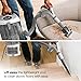 Shark | Upright Vacuum Cleaner | Navigator Lift-Away | Swivel Steering | HEPA Filter | Vacuum for Pet Hair | Crevice Tool & Dusting Brush Included | For Carpets & Hard Floors | White/Silver | NV356E