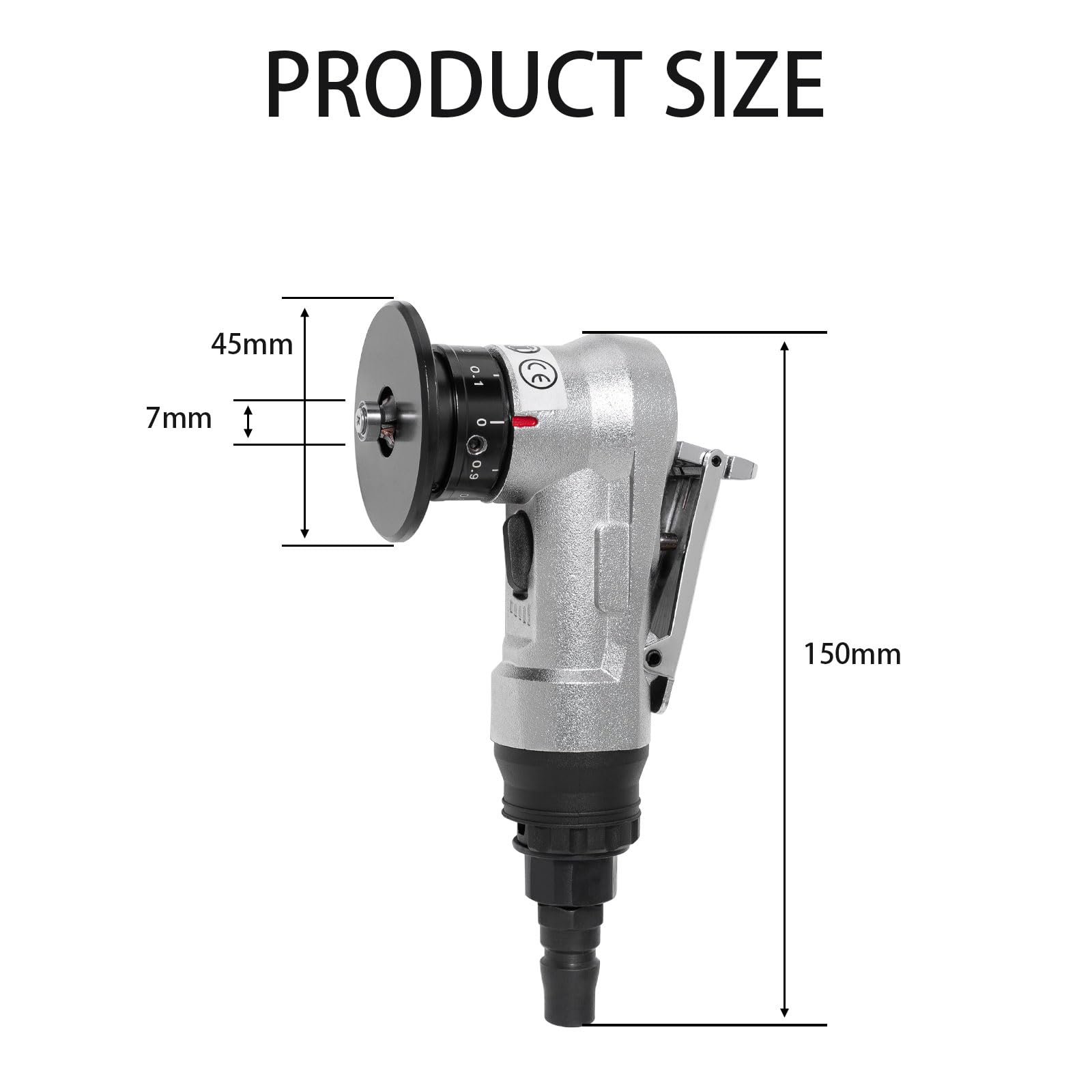 HIINZI 2 in 1 Mini Air Chamfering Machine, Portable Handheld Pneumatic Chamfer Tool with Accessories, 45 Degree Arc Air Beveling Machine for Trimming and Deburring, WUA-Z0M-US3701
