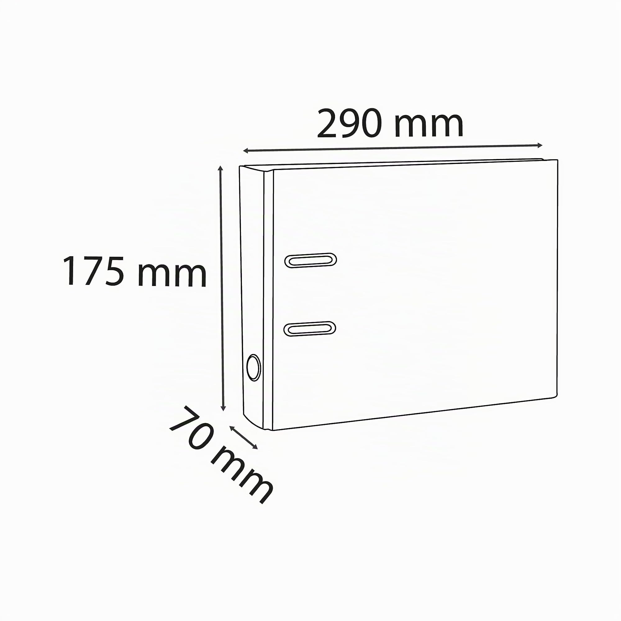 Exacompta - Réf. 53141E - Carton de 10 classeurs à levier A4 MAXI Prem'Touch - Dos 50 mm - Mécanique 55 mm - Dimensions extérieures : 32 x 30 x 5 cm - Format à classer A4 maxi - Coloris : Noir