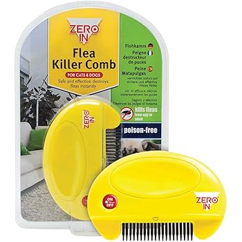 electric flea and tick comb for dogs