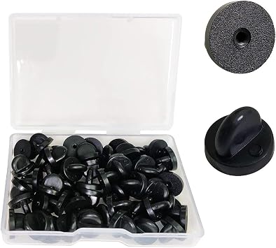 Lapel Pin Backings,Butterfly Clutch Pin Backings PVC Rubber Pin Backs