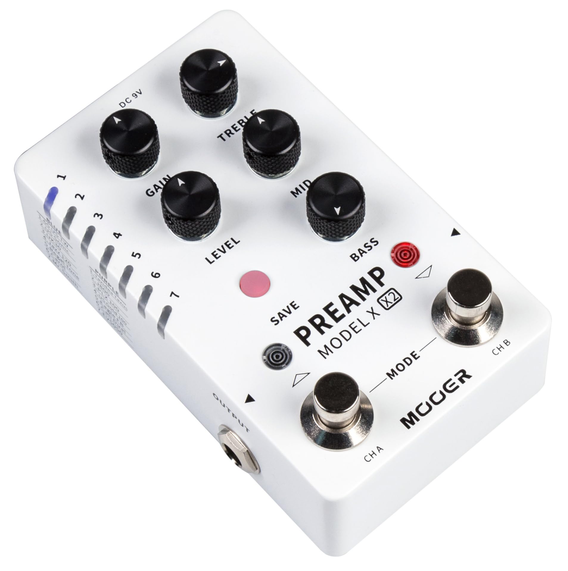 Mooer Preamp Model X2 - Preamp Digital Dual Channel