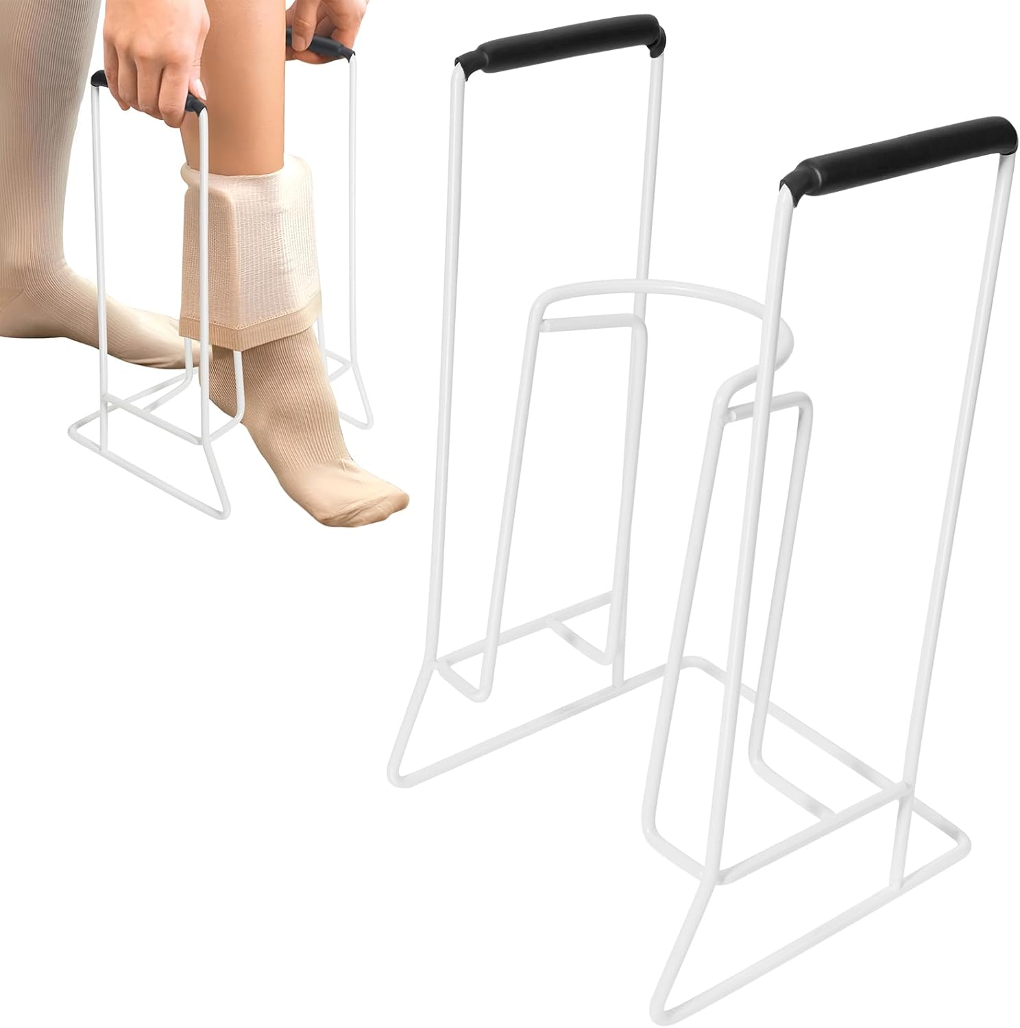 Stocking Donner Adaptive Dressing Aid for Putting on Compression Socks Large Sock Aid Tool for Calves up to 18-20 inches in Circumference Socks Helper