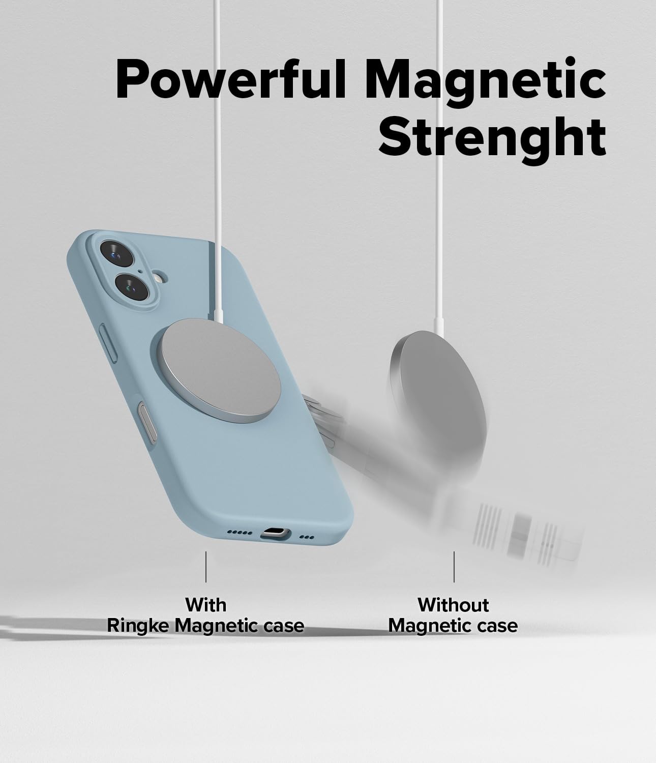 Ringke Silicone Magnetic Compatibile con Cover iPhone 17 Pro Max, Compatibile con Accessori Magnetici, Custodia Morbida Antiurto Antigraffio Rivestimento Morbido - Pink Sand