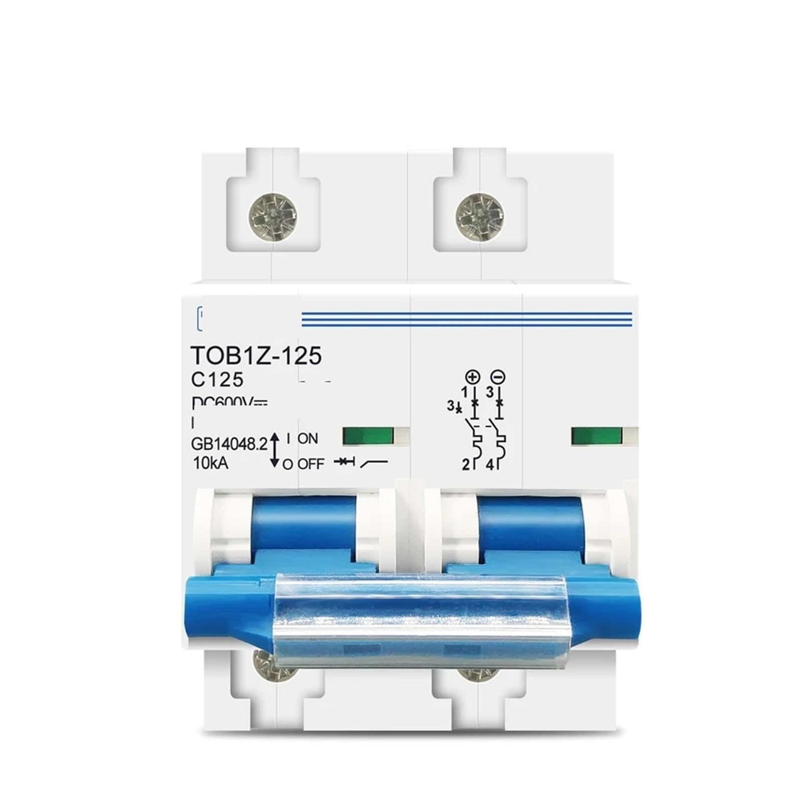NVSFZGIYG 2P DC 600V 125A 100A 80A Circuit Breaker PV Switch 1Pcs(80A)