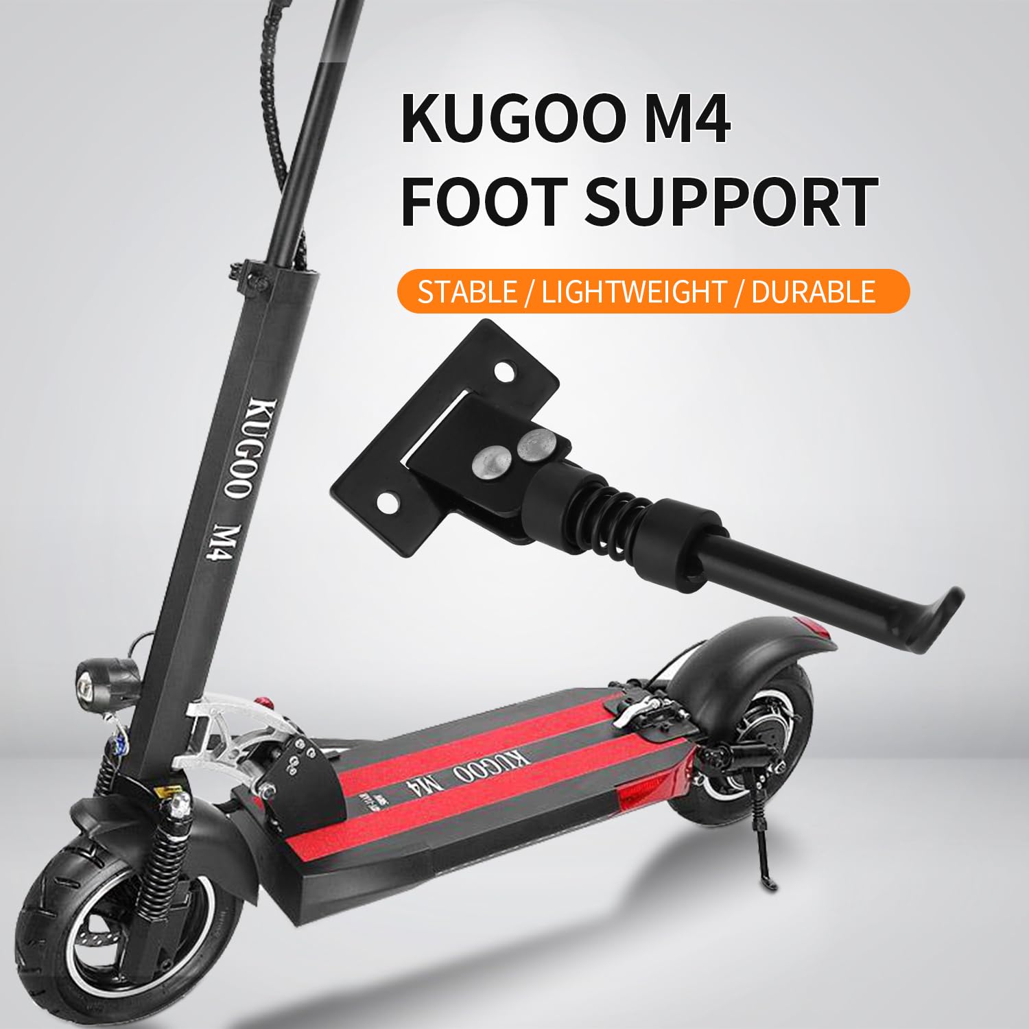 Aluminiowa podpórka boczna kompatybilna z hulajnogą elektryczną KUGOO Kirin M4/M4 Pro, podnóżek do hulajnogi