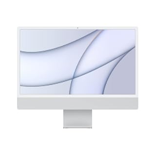 Apple iMac 2021 con chip Apple M1 con CPU de 8 núcleos, 24 pulgadas, 8 GB de RAM, almacenamiento SSD de 512 GB, plata (renovado)
