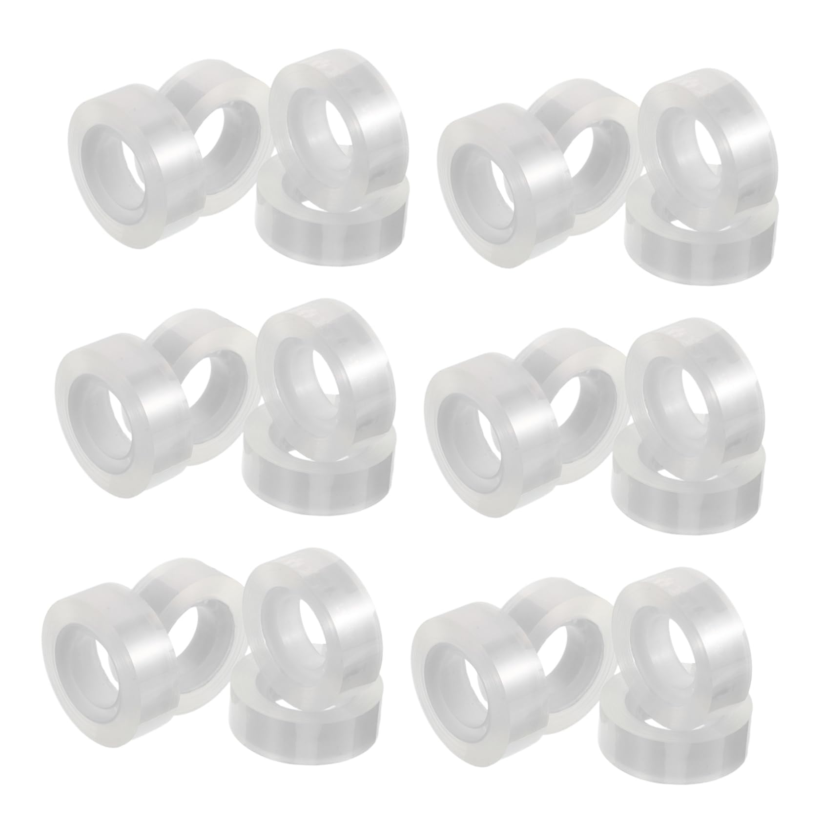 Operitacx Cinta Adhesiva Transparente 18mm, 48 Rollos, Recambio | Corrección de Errores, Uso Escolar y Oficina, Formato Portátil, Adhesivo de Pegado Uniforme