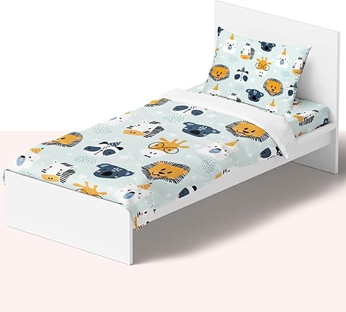 Miniatura 88 de Nikki Peter - Juego de sábanas para niños y niñas, 100 % algodón, sábanas de automóvil tamaño individual, juego de sábanas súper suaves de fácil