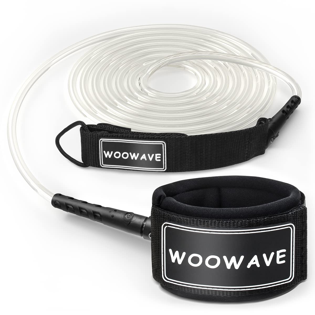 WOOWAVE Surfboard Leash Premium Surf Leash SUP Leg Rope Straight 6/7/8/9 feet for All Types of Surfboards