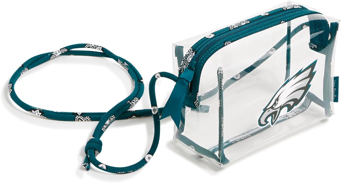 Vera Bradley womens Nfl Clear Crossbody Bag