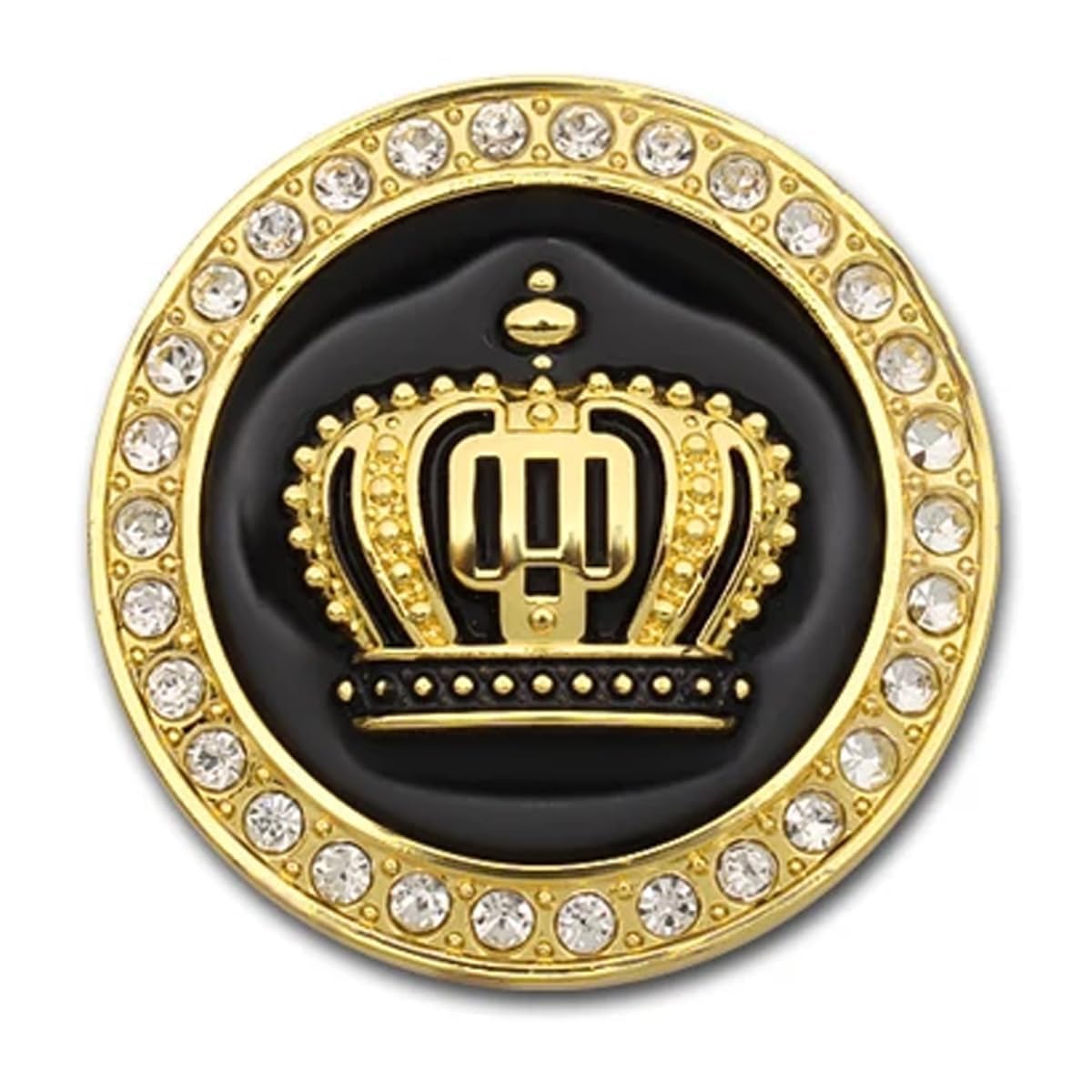 King Crown 3D Metal Emblem Sticker for Creta 2026 Year Onwards All Models Car Rear Fender Side Badges Logo/Monograms for All Cars & Bikes (Big - 6.5 cm, Golden)-image-28