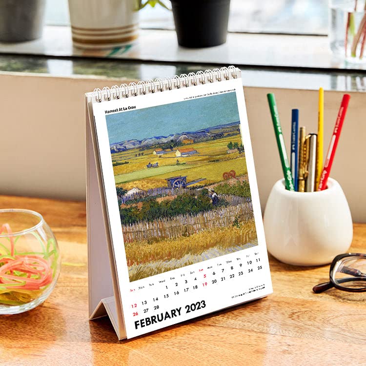 Image of Tallenge - Vincent Van Gogh - 2026 Desk Calendar - 6 x 9 Inches for Home & Office (Paper, Desk Calendar)