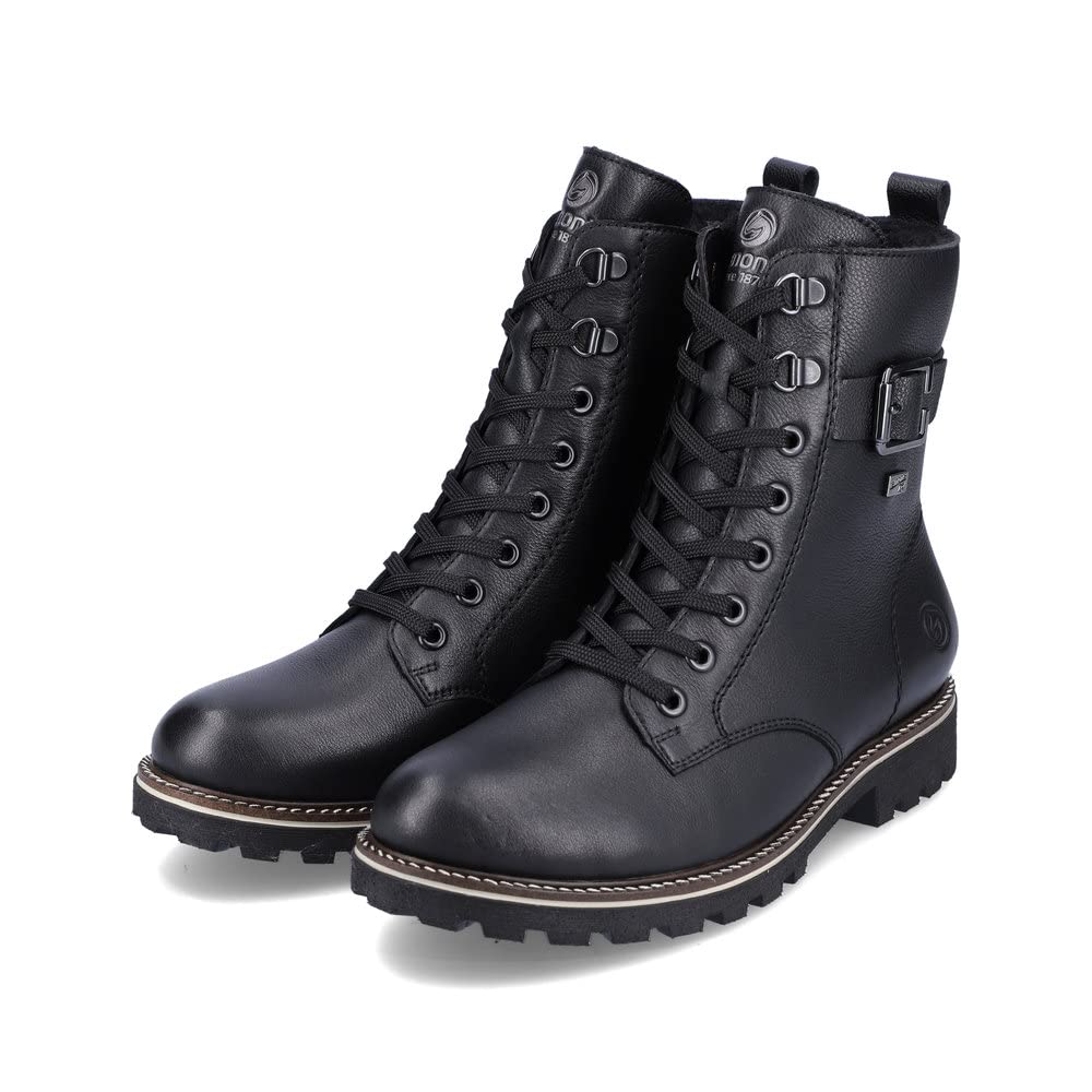 Remonte Femme Bottines D8475, Dame Bottes de Motard,Semelle intérieure Amovible,Hydrofuge,remonteTEX