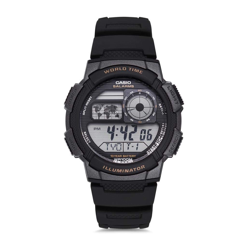 Casio Men's Watch - AE-1000W-1AVDF Grey Dial, Black Band