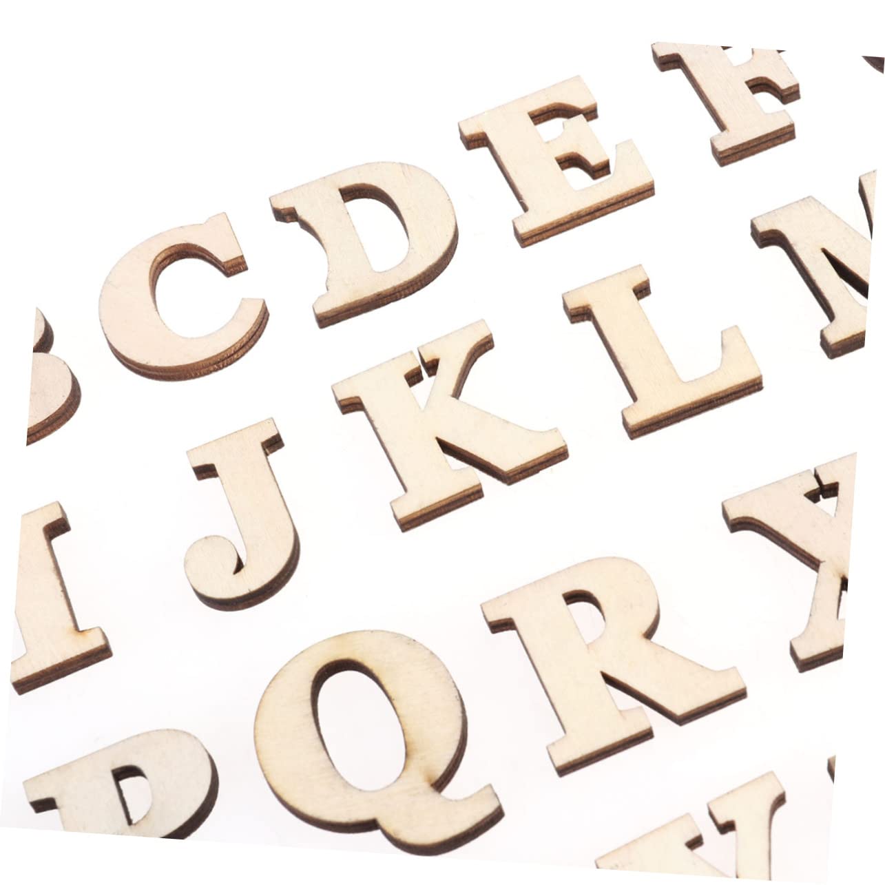 Anneome Letter Decor Set 26pc Wooden Letters Double-Sided Adhesive Easy Wall Decor Ideal for Photography Home Party