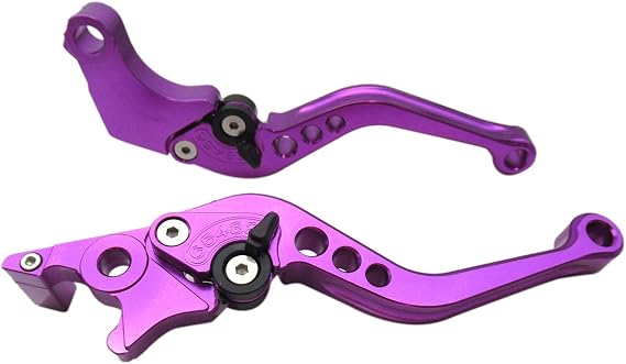 Purple CNC 6 Position Shorty Brake Clutch Lever for Honda CBR600RR 2003 2004 2005 2006