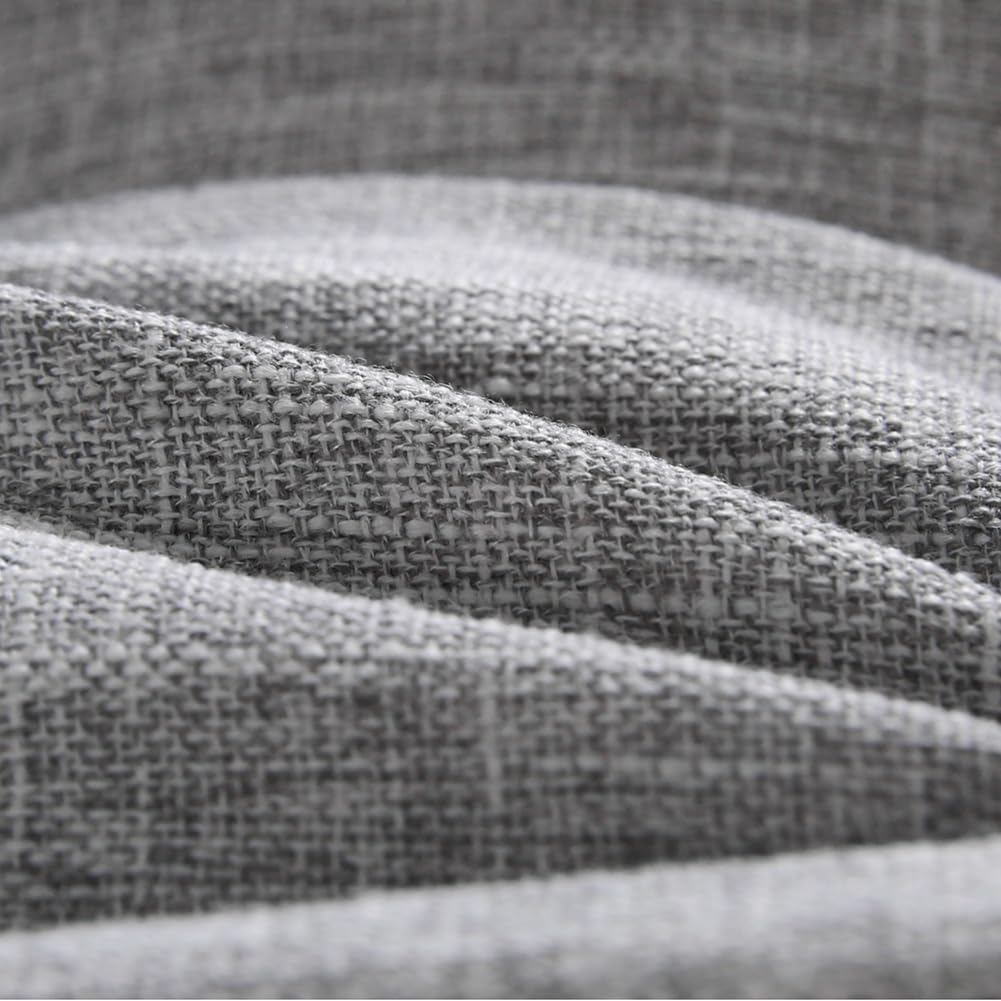 Cuscino triangolare da lettura, grande, in lino, per schienale, letto o divano, rimovibile, cuscino di supporto per testiera (grigio, 180 x 50 x 20 cm), perfetto per comfort e relax