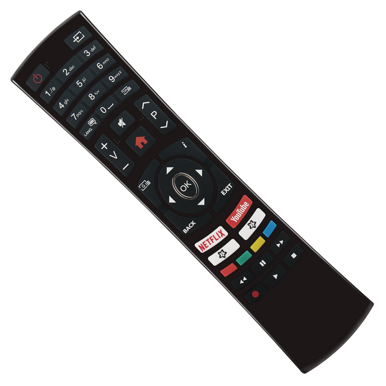 Telecomando di ricambio per Telefunken TV D43F750X2CW | D43U750X2CWI | D50U860B2CW | L24H550X2CWI