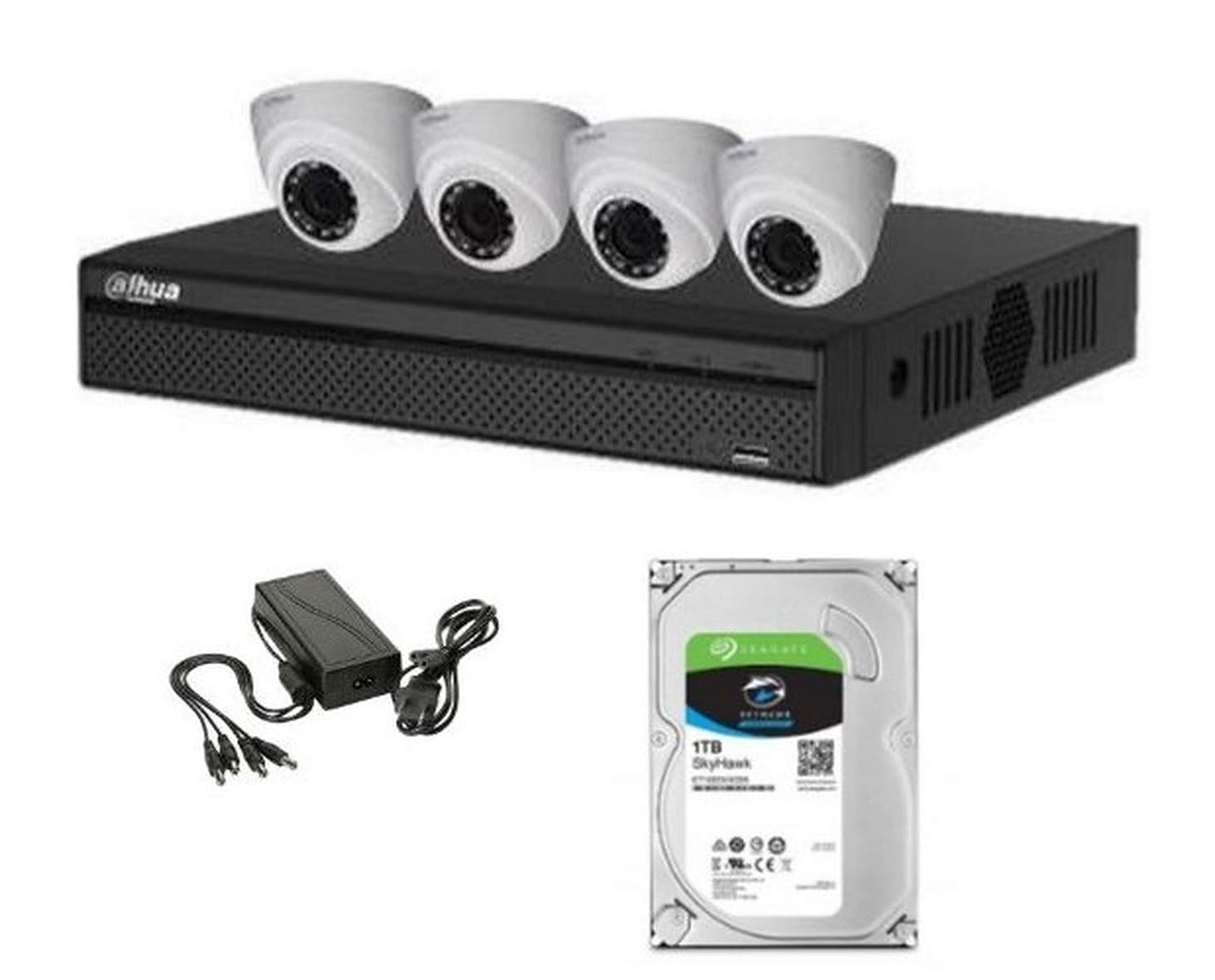 Buy Dahua Technologies CCTV Security Outdoor Camera Kit HD Combo 4CH