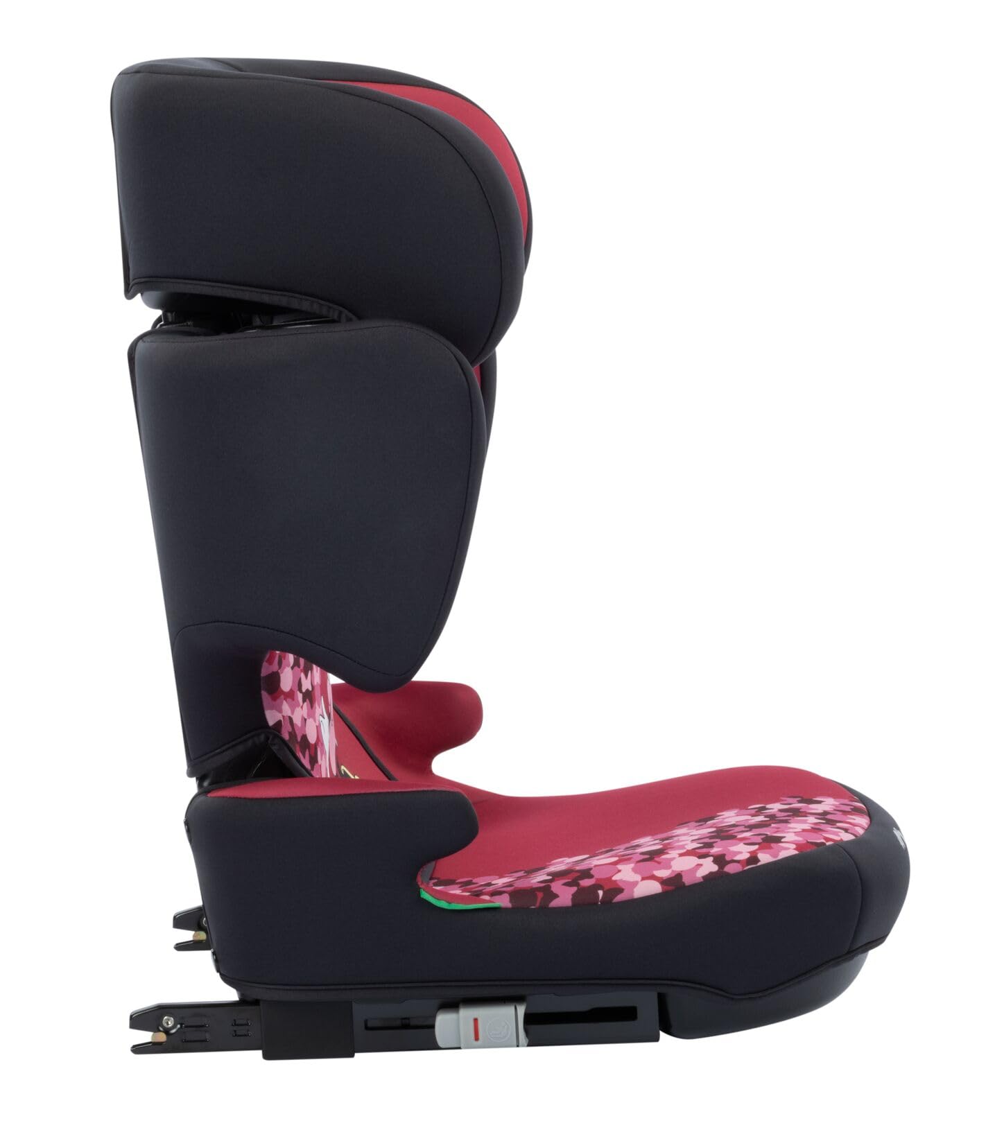 Bebeconfort Disney Hera i-Fix​, Silla de Coche Elevador Respaldo, 3,5-12 años (100-150 cm), Silla Coche Minnie Mouse, Plegable, Ligera (4,4 kg), 14 Posiciones Reposacabezas, Fun Minnie