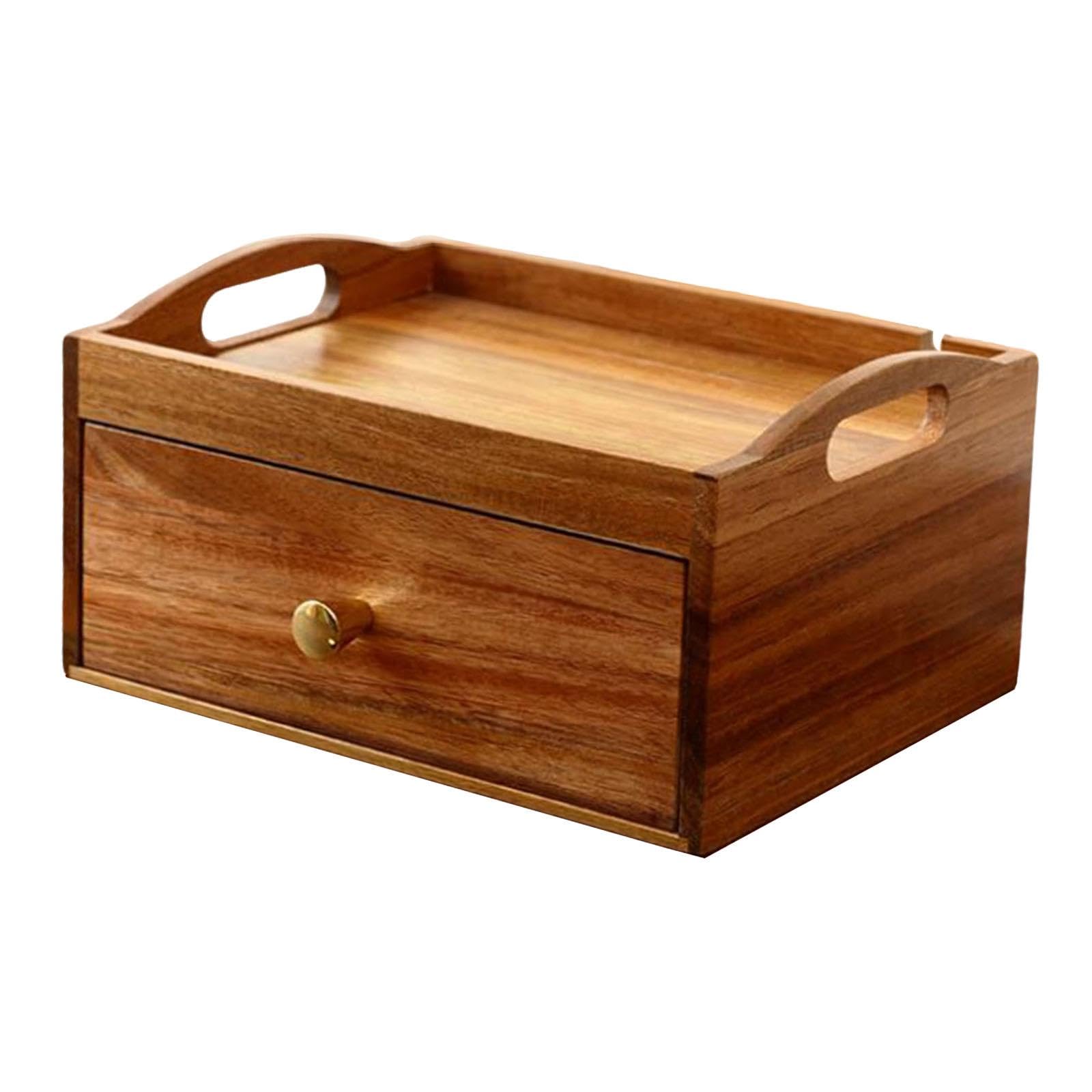 Wooden Tea Bag Organizer Drawer Teabox Station Display Holiday Storage Chest1 Tea Organizer(Tea Not Included) Other Kitchen Storage Kitchen Storage & Organization-image-37