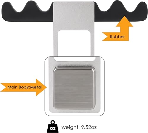 Miniatura 3 de LAKE OF FIRE Soporte para palo de billar  Base ponderada de acero inoxidable con 4 tacos de garra, organizador portátil para tacos de billar para