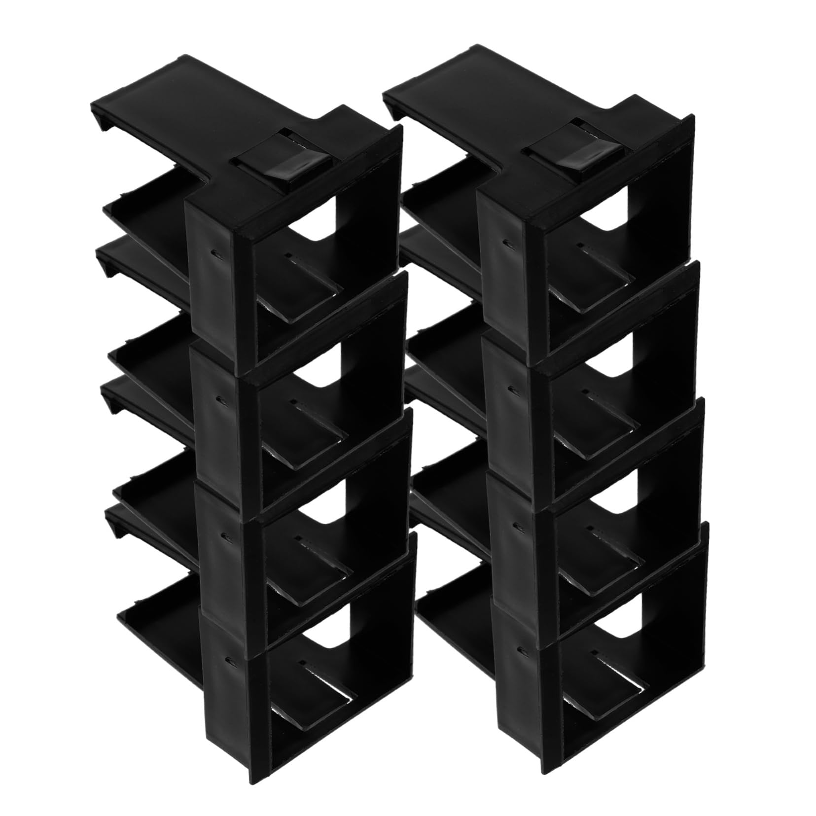 MUSISALY 10pcs Concealed Circuit Breaker Bracket Compact Fixed Mounting Base for Small Breakers Reliable Support for Home Office Shopping Mall Installations