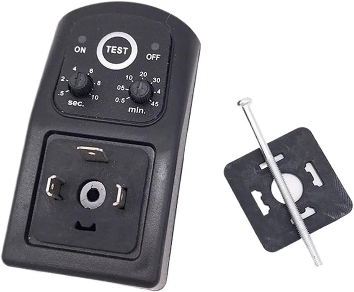 AC/DC 12V 24V 220V 110 Electric Drain Timer Connector For Solenoid Valve Automatic Drain Water Controller DIN43650A(220V)