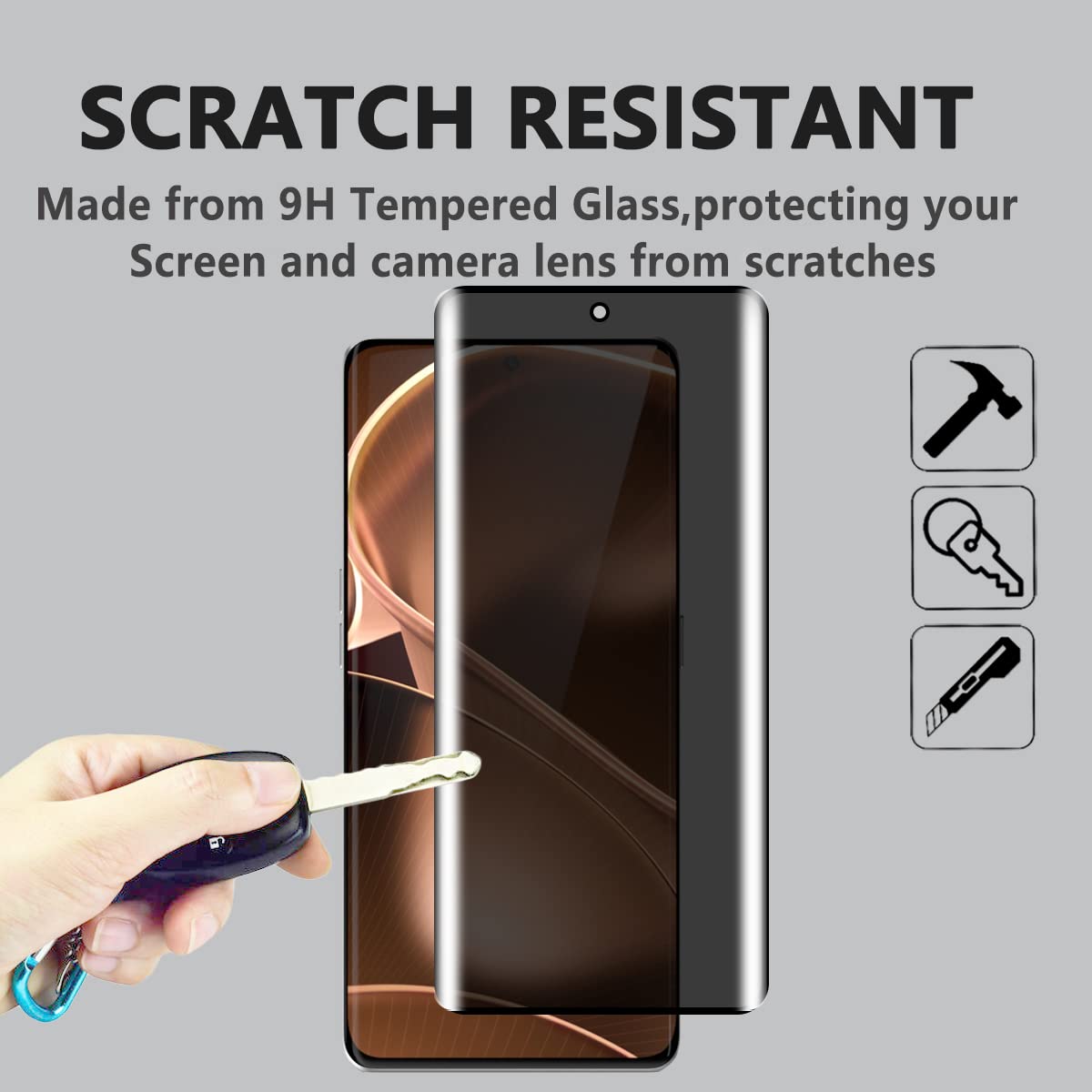 Hb8 Lite 2 Pezzi] Privacy Pellicola Protettiva Per OPPO Find X5 Lite Vetro Temperato P10 Lite