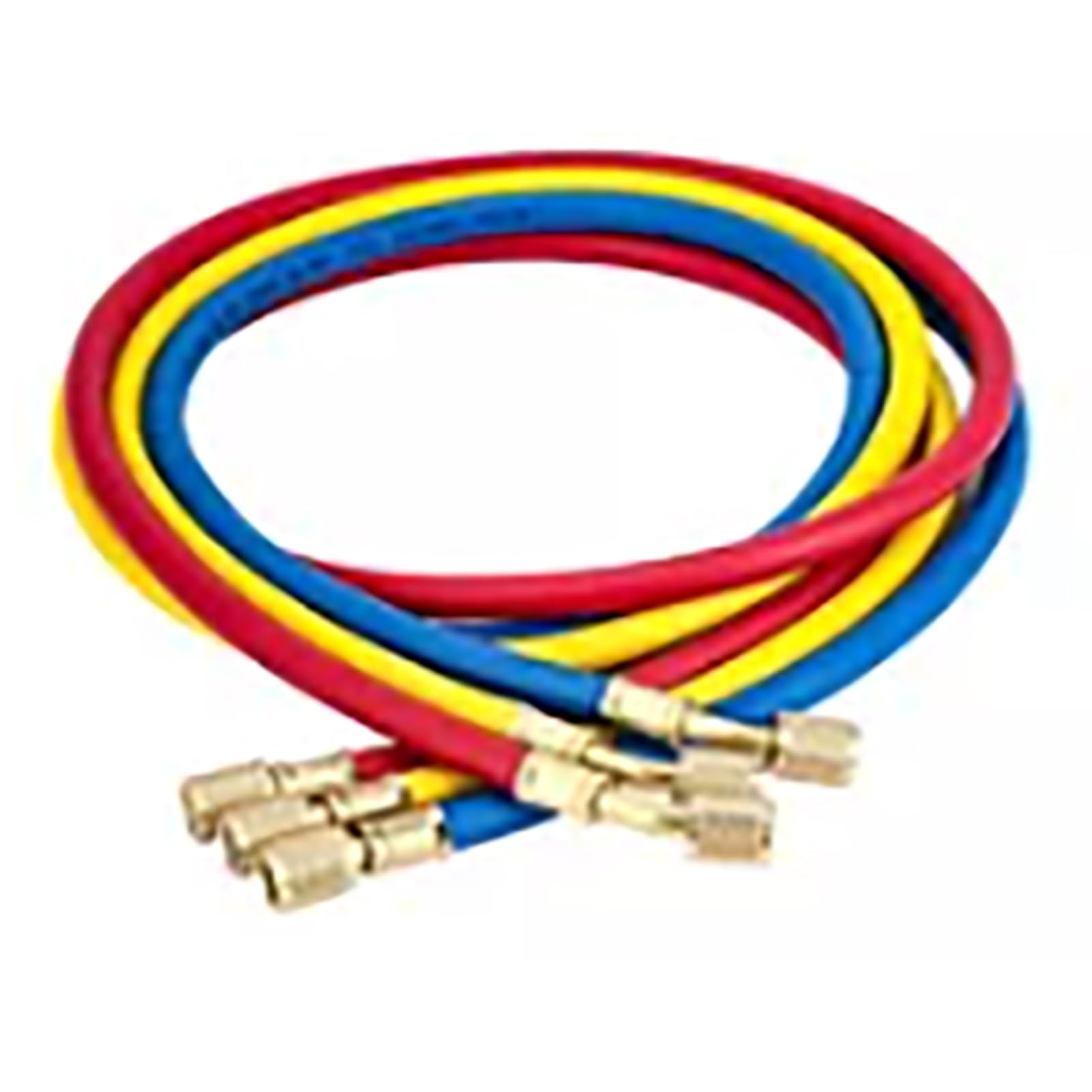 Qcwwy Juego de Manómetros de Colector de Refrigerante, R410A R22 R134a R404A Juego de Manómetros de CA Medidor de Presión de CA Herramientas de Reparación de Líneas de Aire