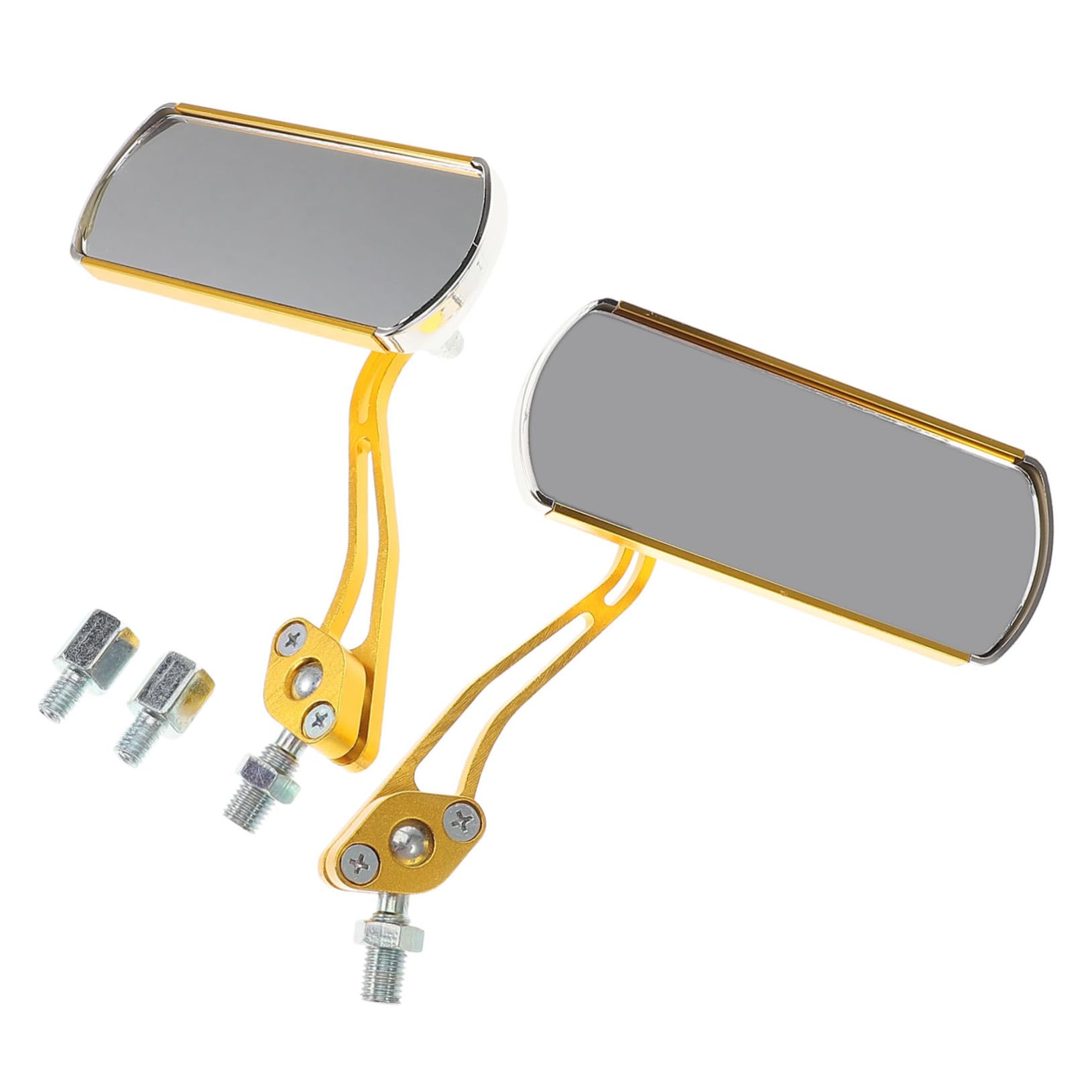 Milisten 2pezzi Specchietto Retrovisore Per Biciclette e Monopattini Elettrici Regolabile e Resistente Agli Urti Per Maggiore Sicurezza Su Strada e Visibilità Chiara