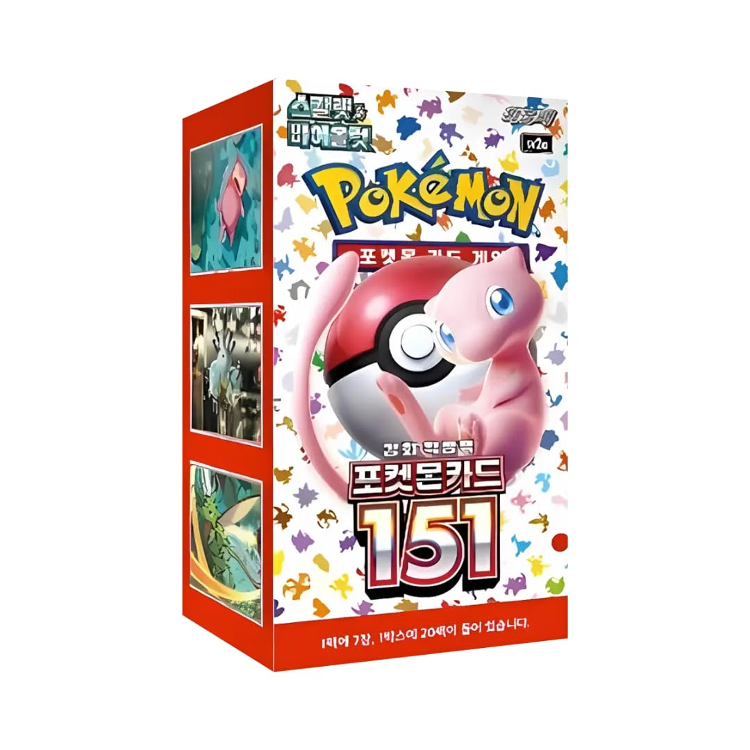Pokemon 151 Korean Display Pack of 20 : Amazon.sg: Toys